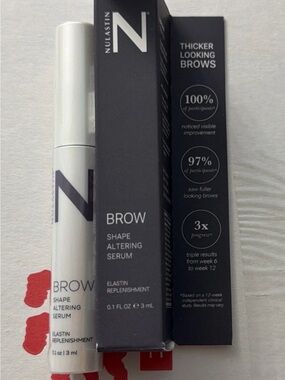 Nulastin Brow Shape Altering Serum Elastin Replenish .1oz/3mL FULL SZ SEAL